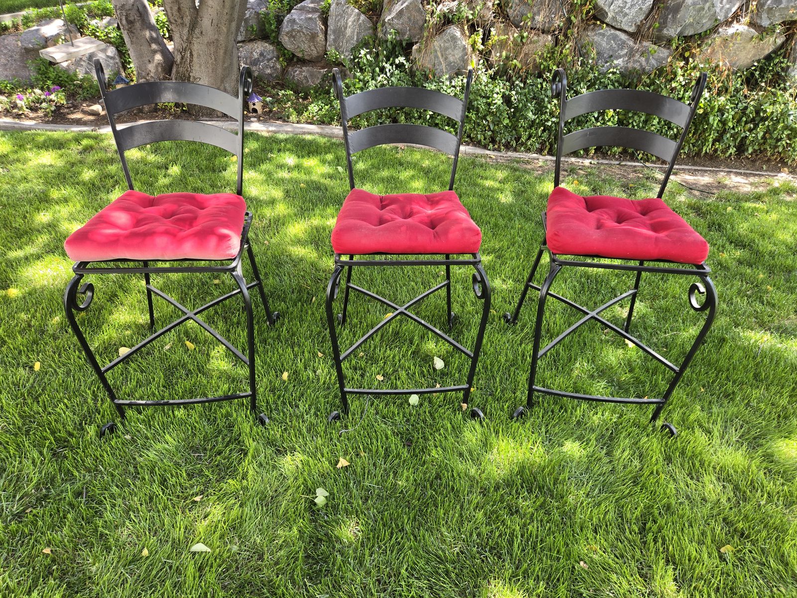 3 Counter Height Chairs
