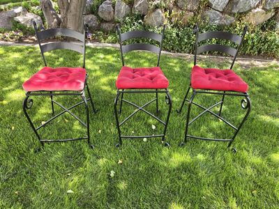 3 Counter Height Chairs