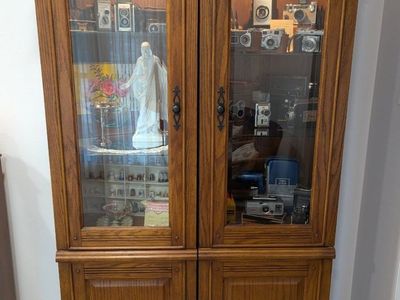 Vintage Glass Shelf Curios