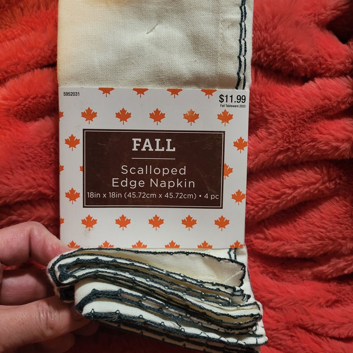 Set of 4 Fall Napkins Cloth
