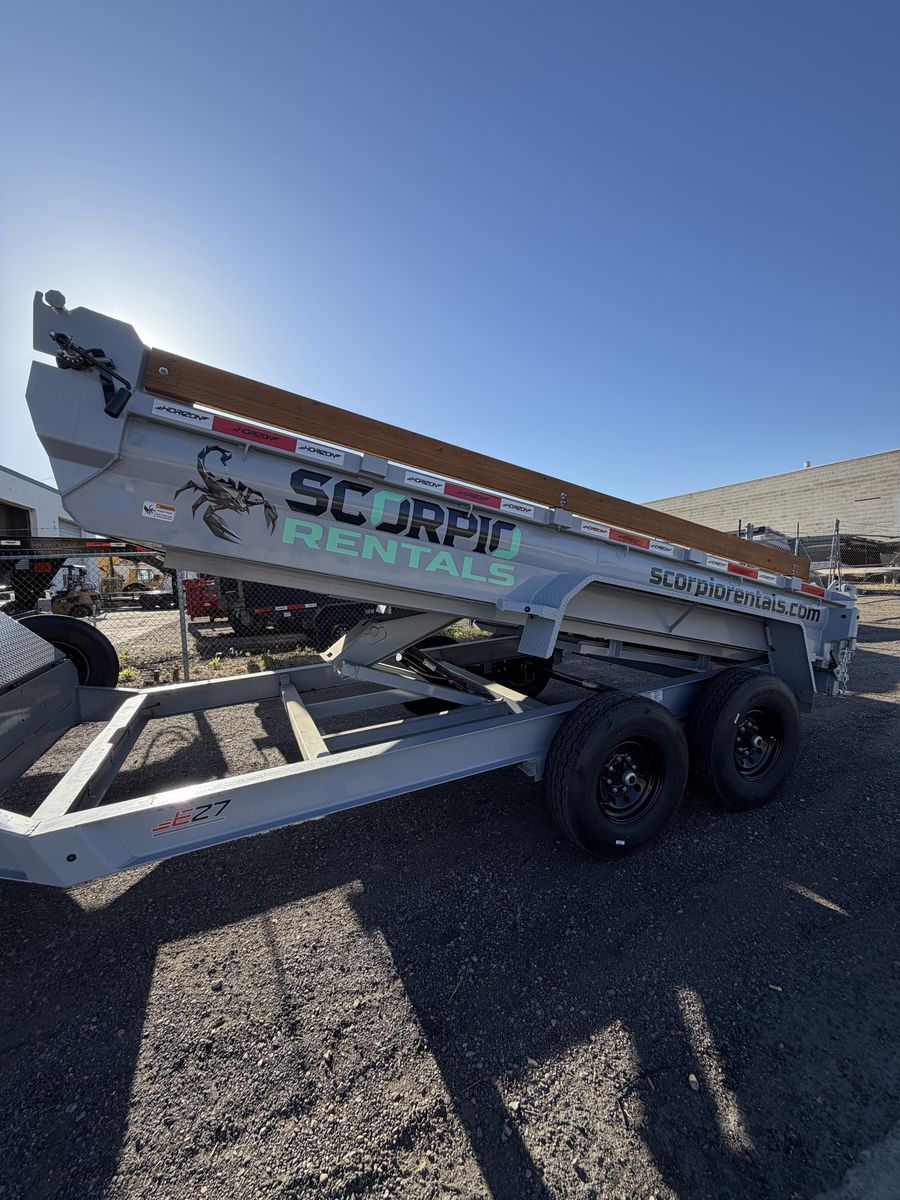 7X14 Horizon Dump Trailer Rental