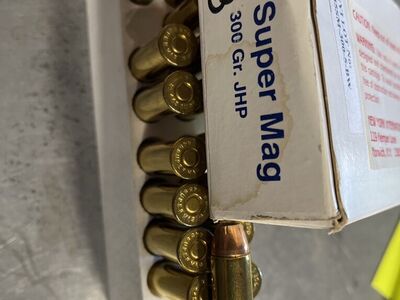 445 Super Mag Ammo And Brass.