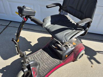 Red Mobility Scooter - Compact 3-Wheel Electric Power Chair COOPER