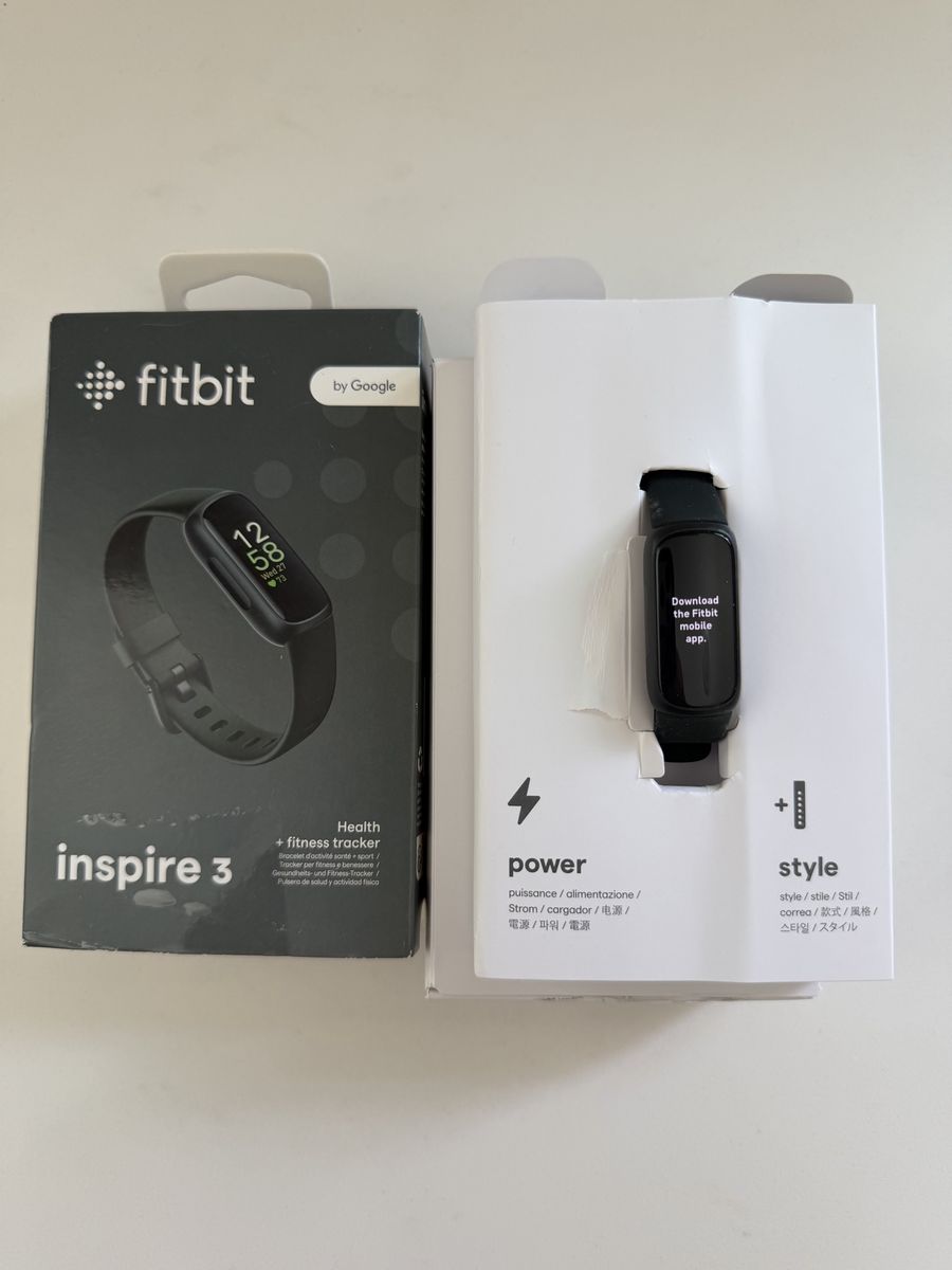 New Fitbit Inspire 3 Health & Fitness Tracker - Black (New, Sealed) Activity Tracking, Sleep Monitoring