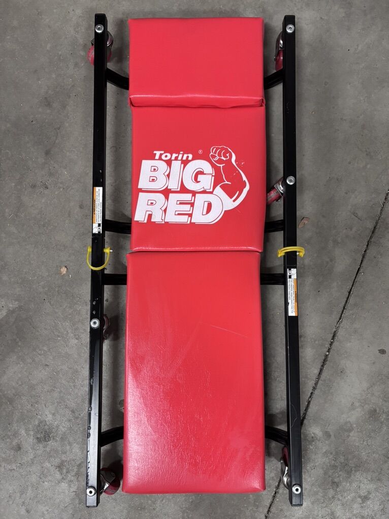 Big Red Rolling Garage/Shop Creeper