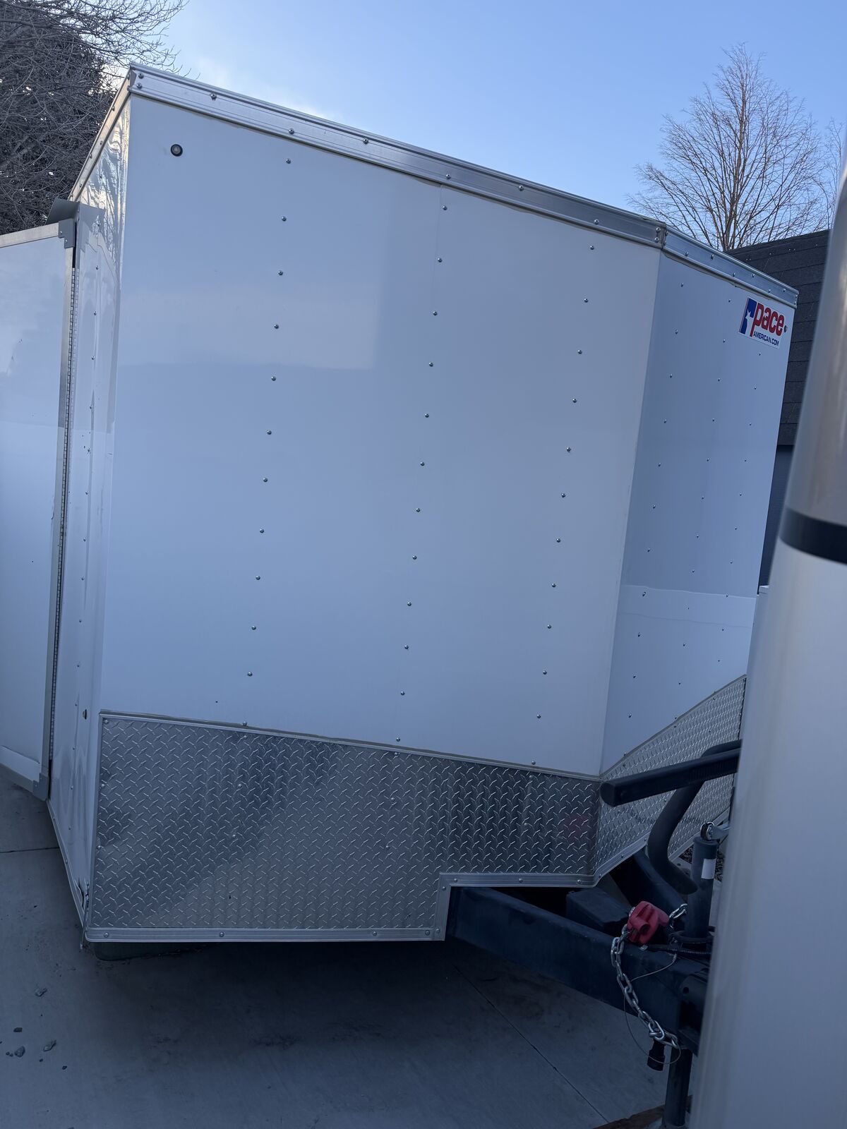PACE enclosed cargo trailer, 8.5’ x 20’