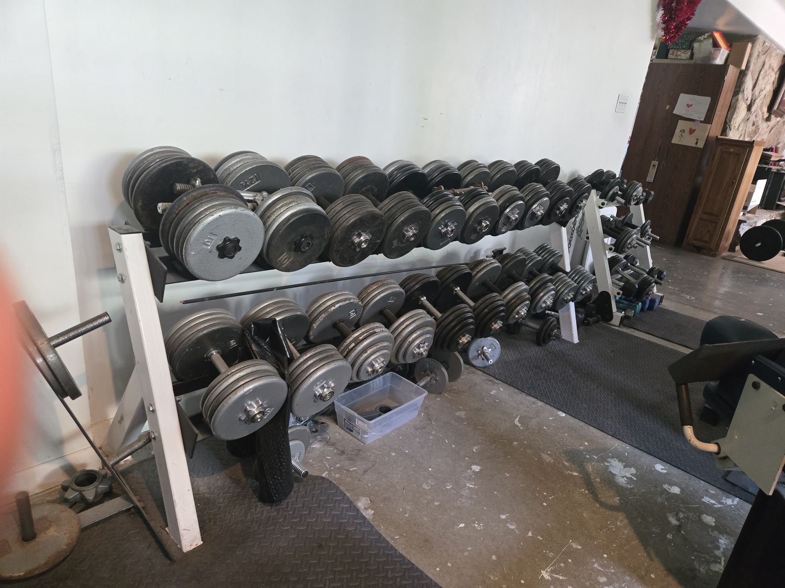 Gym weights and machines