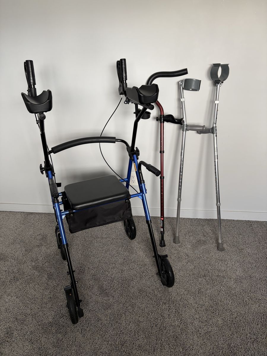 Walker And Crutches For Sale