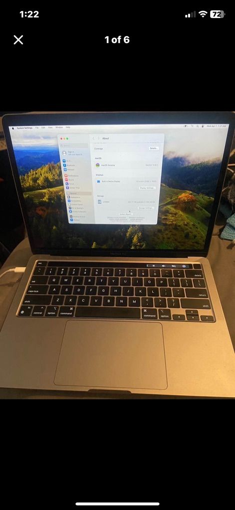 MacBook Pro M1 13 inch 8/512GB