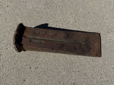 Heat-Treated Wood Splitting Wedge