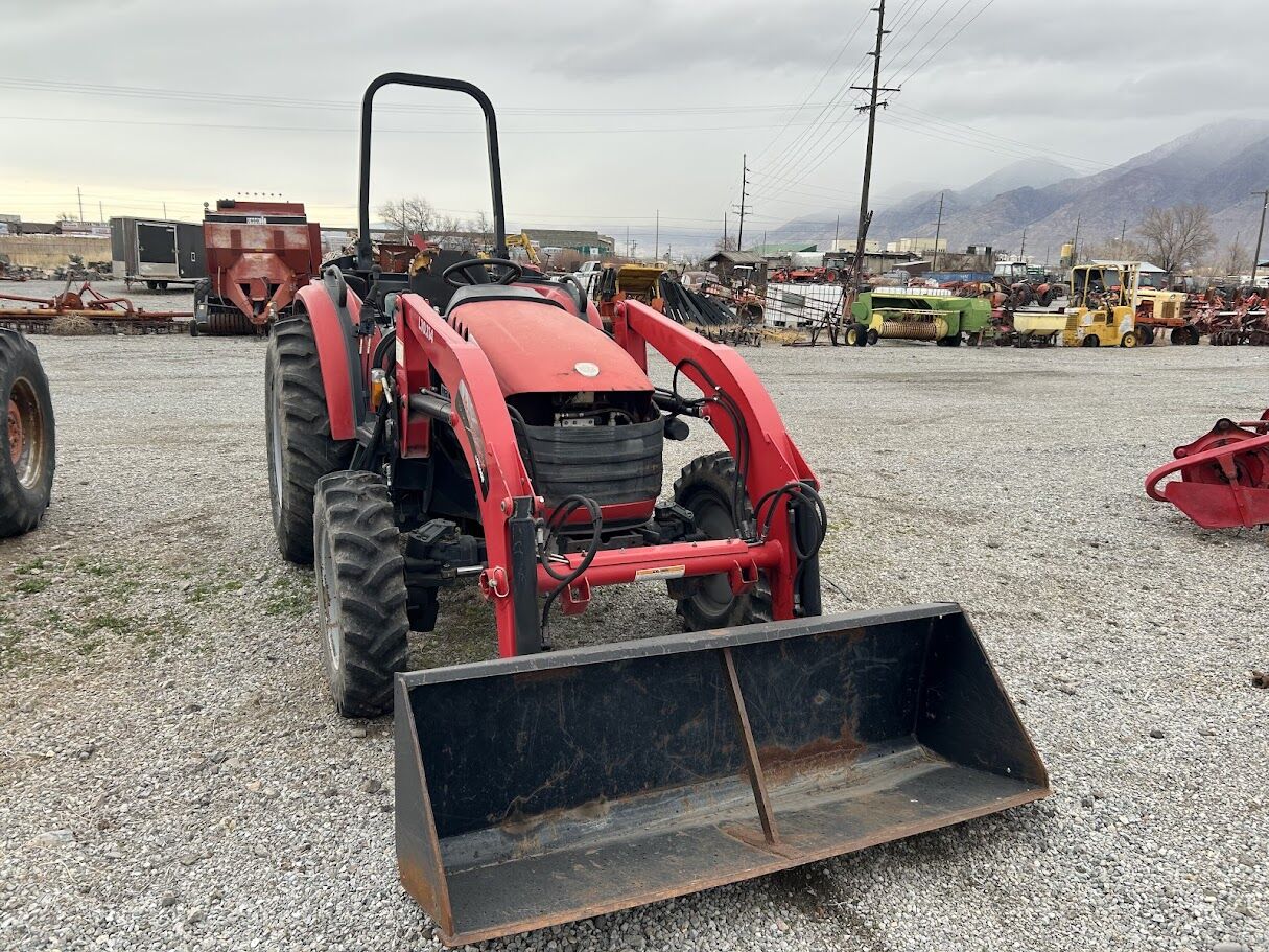 McCormick X10.55M with Loader Bucket