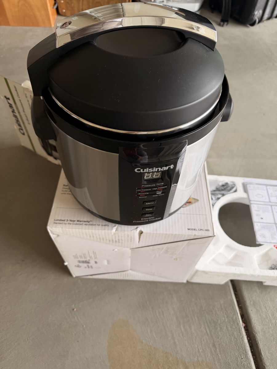 Cuisinart 6 q pressure cooker