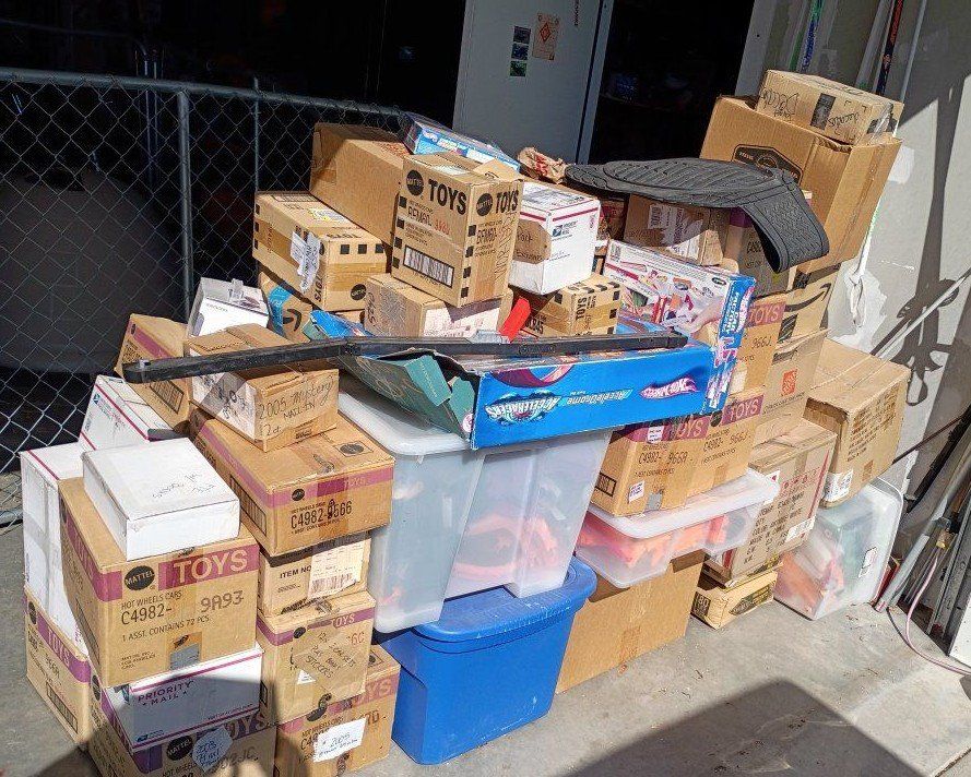 truck load of hot wheels cars