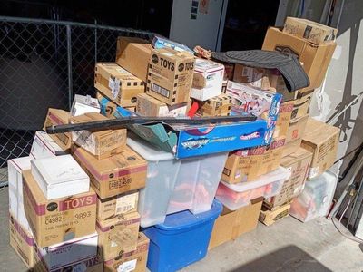 truck load of hot wheels cars