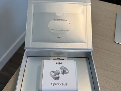 NEW / NEVER OPENED Shokz OpenDots 2 Clip on Earbuds - Color: Grey - Enhanced by Dolby Audio