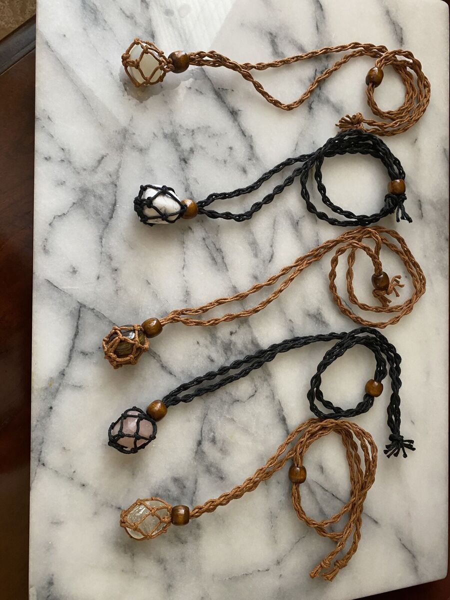NEW - Healing Stone Adjustable Necklaces- Choker to 32 Inches- Your Choice $9 - C Pics
