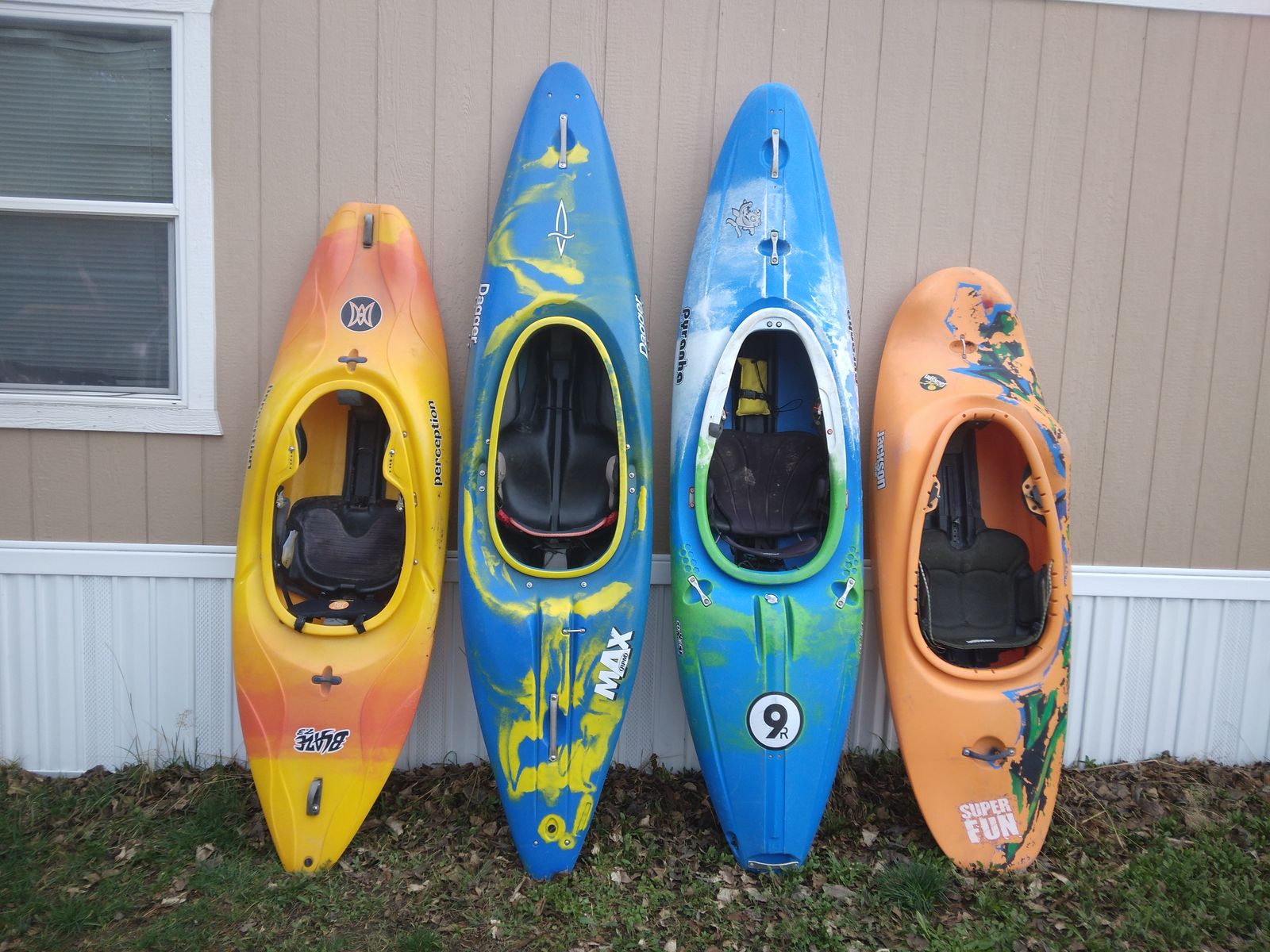 4 Whitewater Kayaks