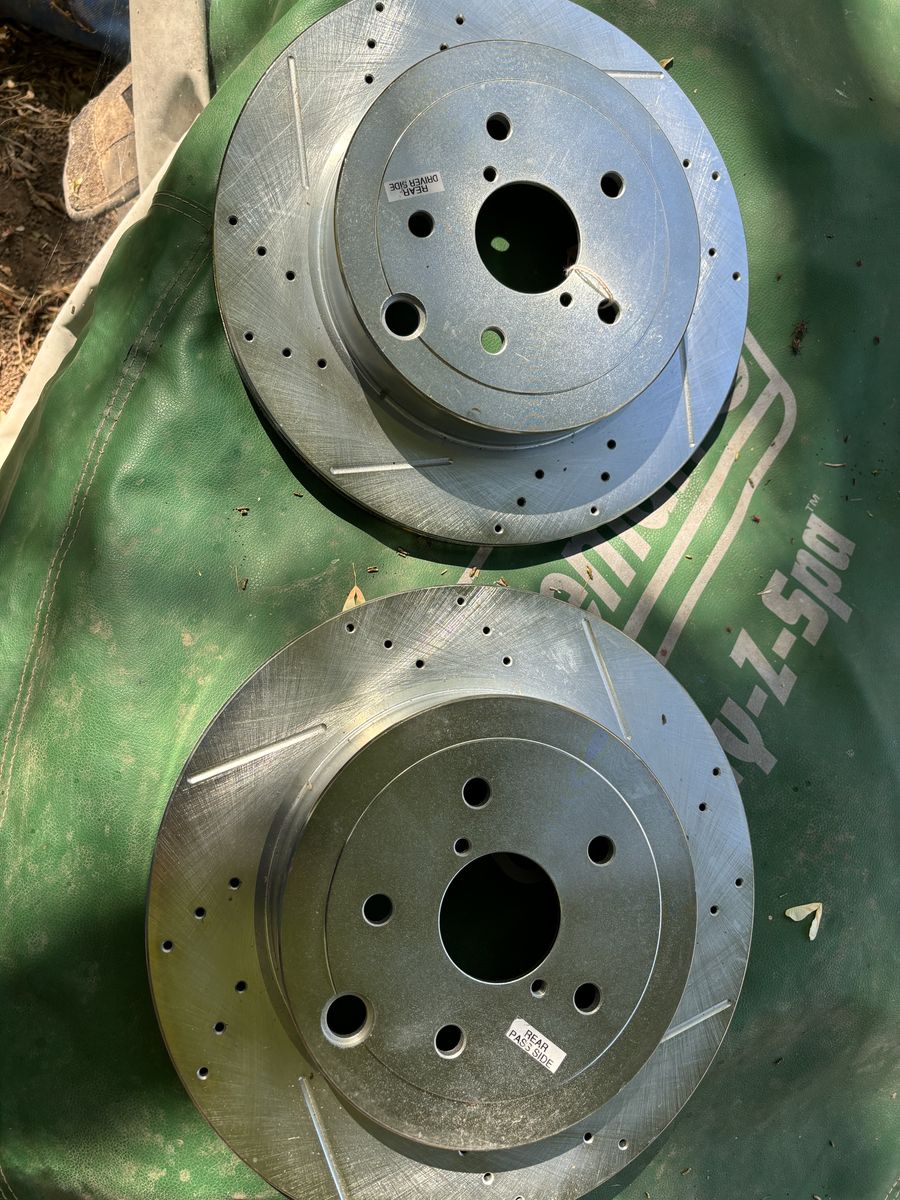 @ Rotors Power Stop JBR1366XR & JBR1366XL fits 2008-2014 Subaru Imprezq Rear Divers Side and Passenger Side