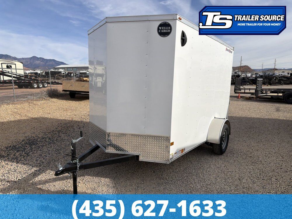 6x10 Wells Cargo FastTrac Enclosed Cargo Trailer - 6'6" Interior - 3.5K GVWR -