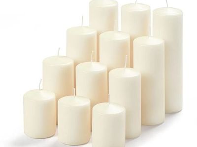 New Pillar Waterfall Candle Sets, Sets of 48