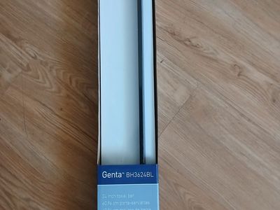 Moen Genta 24-inch Towel Bar (BH3624BL) in matte black