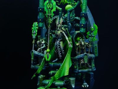 Warhammer 40K Silent King Necron Pro Painted