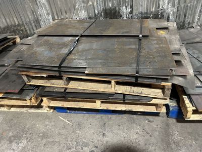 Hot Deal! Surplus Steel Sheet & Plate Misc. Pallet Lots 55¢ per lb