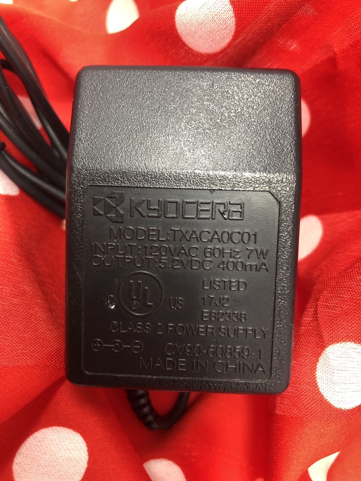 Kyocera TXACA0C01 AC Power Supply