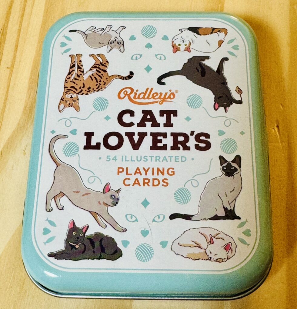 Ridley's Cat Lover's Illustrated Playing Cards $4