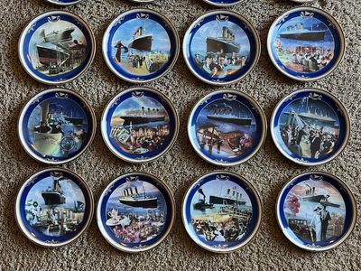 16 Titanic Plate Collection