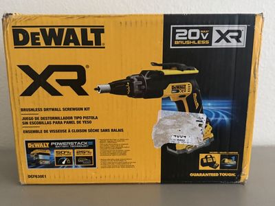 DEWALT 20V MAX XR Drywall Screwgun Kit DCF630E1