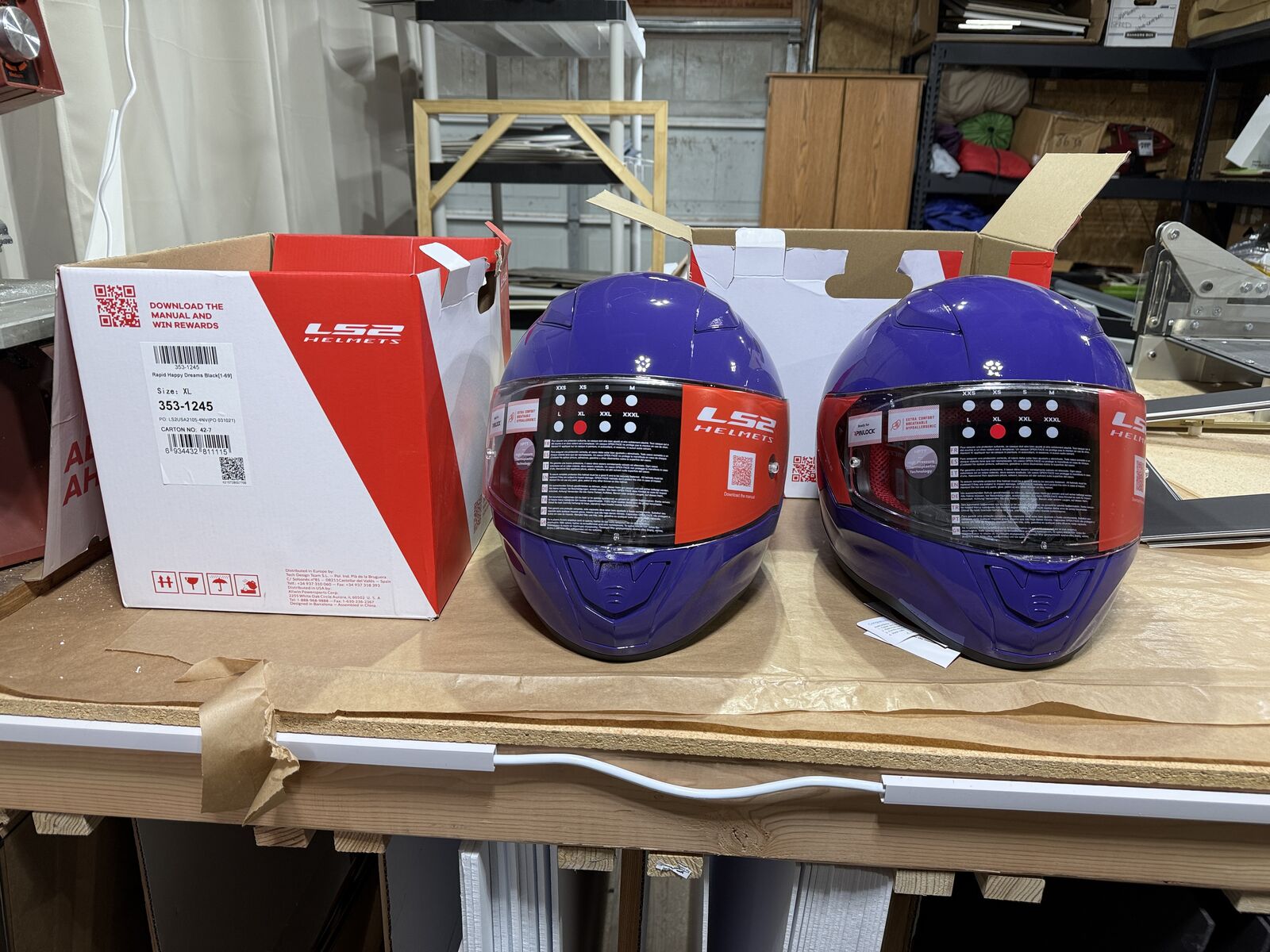 LS2 Model 353-1245 Motorcycle/ATV Helmuts NEW