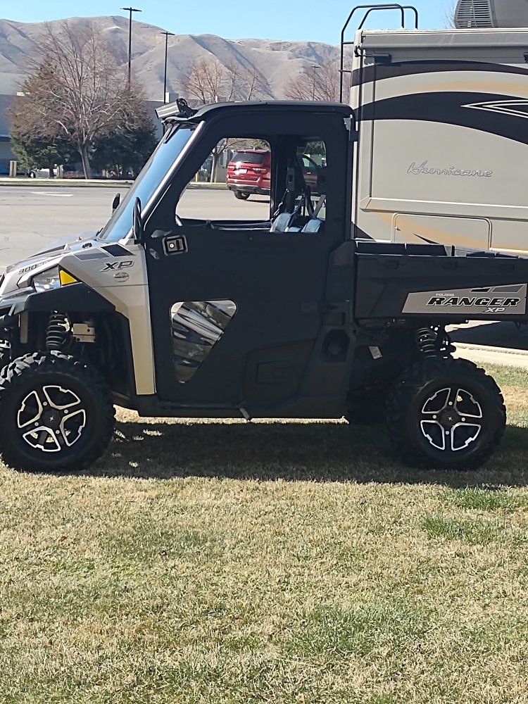 Polaris Ranger XP Side-by-Side UTV with Enclosed Cab 7,209 Miles