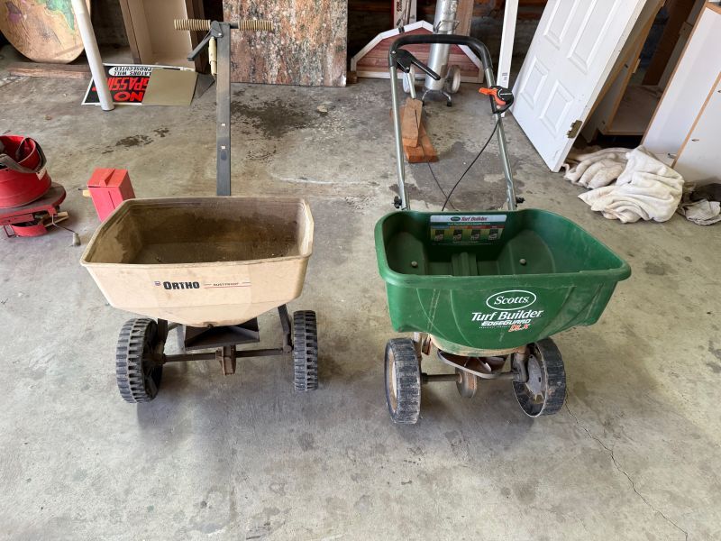 Name-Brand Fertilizer Spreaders