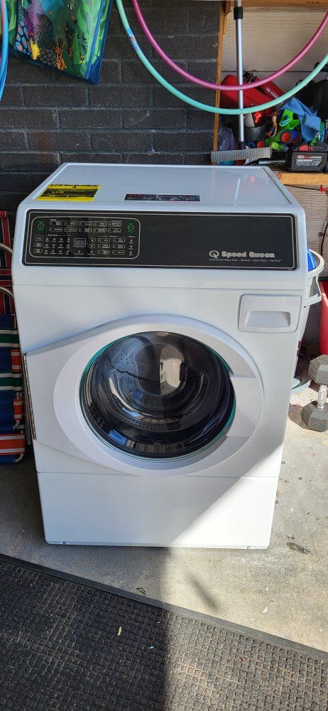 Speed Queen Front Load Washer White Electric Used Excellent