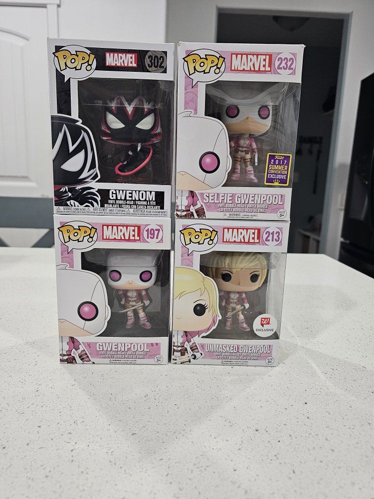 Marvel Gwen funko pops