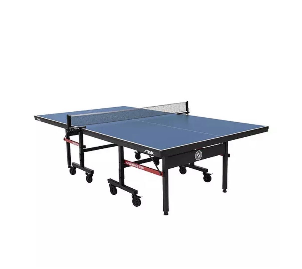 STIGA Advantage Pro Competition-Ready Indoor Table Tennis Table with Casters & Net Set