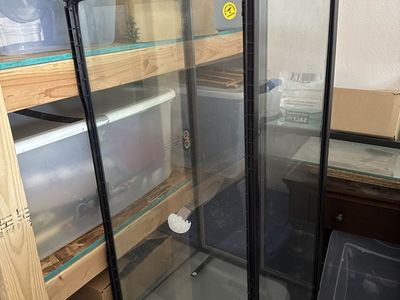 Used Glass Reptile Terrarium - Enclosure Tank for Lizards, Snakes, Amphibians