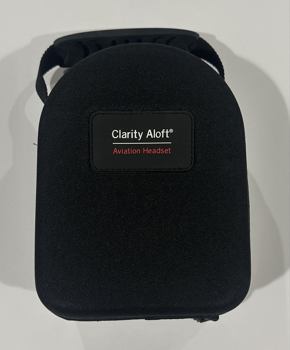 Classic Clarity Aloft Aviation in ear Headset with Carrying Case and Accessories.