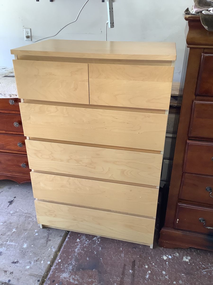 6 Drawer Dresser Unique Style