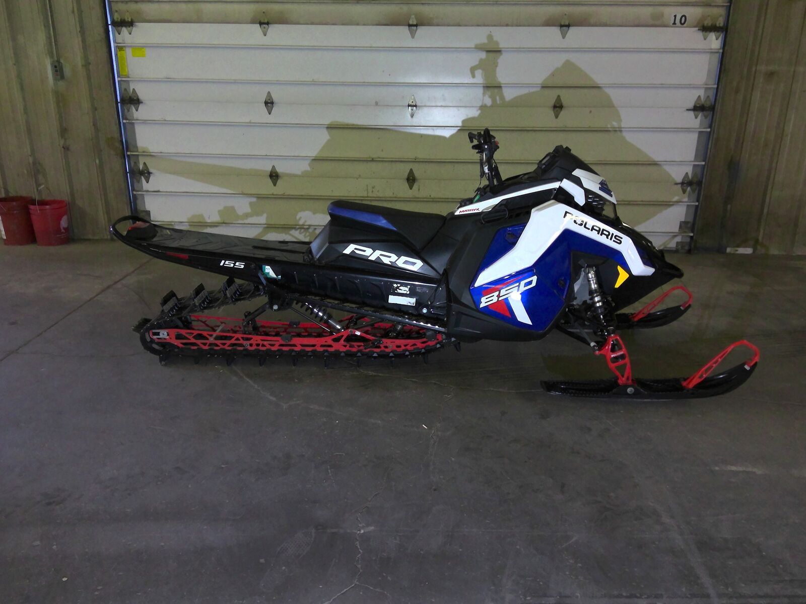 Used 2023 Polaris 850 PRO RMK MATRYX 155 Snowmobile Sled