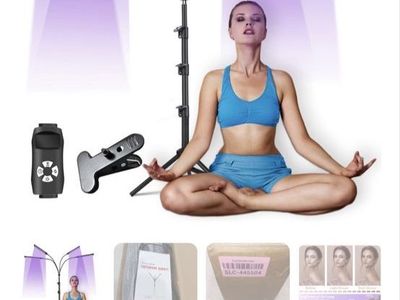 UV Tanning Lamp with Stand & Remote, Full Body Home Tanning Light, New in Box
