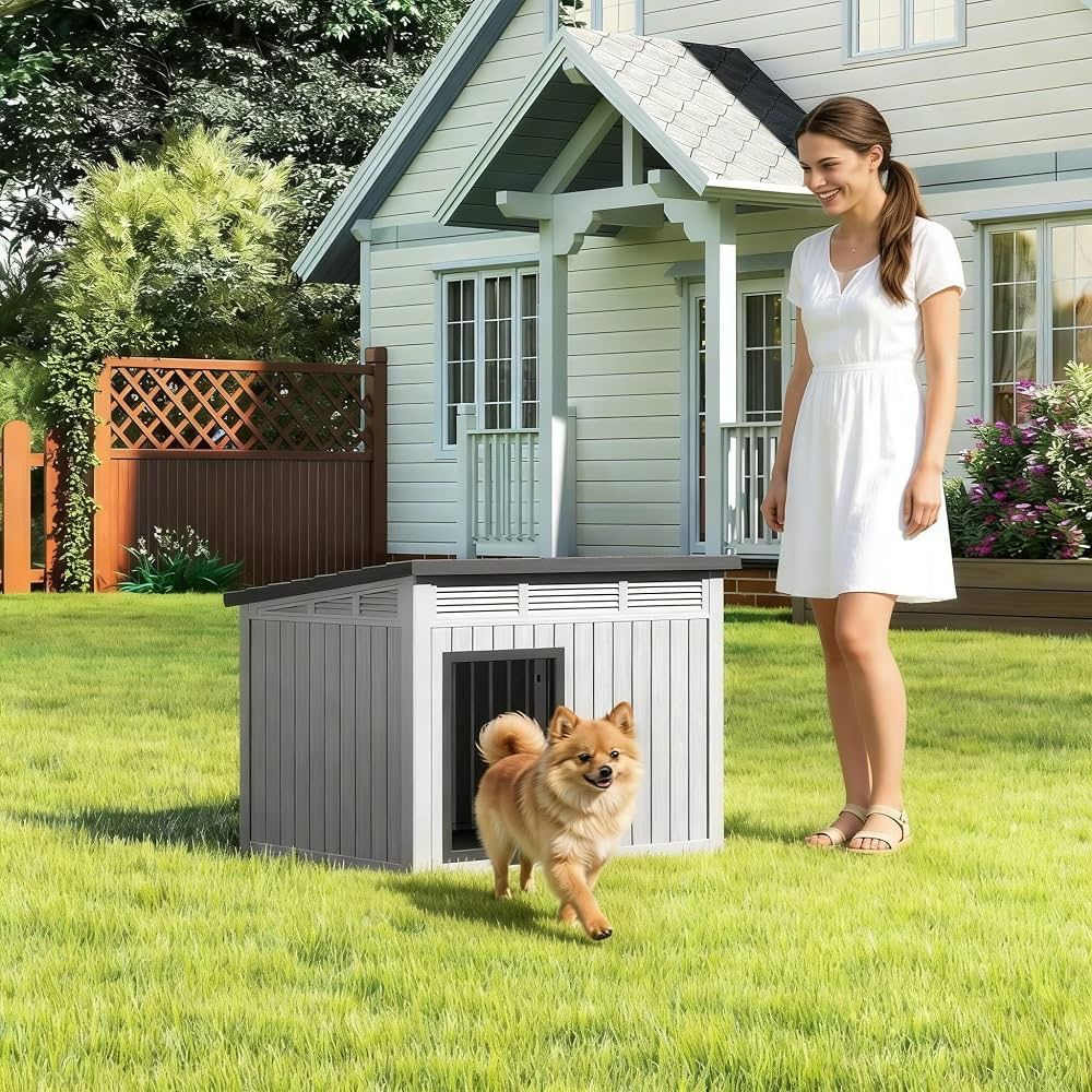 Bifanuo Outdoor Indoor Dog House for Small to Medium Dogs
