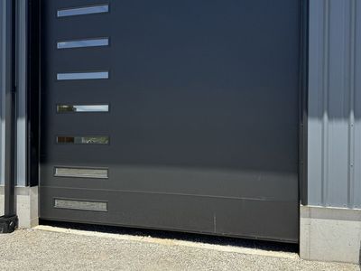 Amarr garage doors black 10x14 and 14x14
