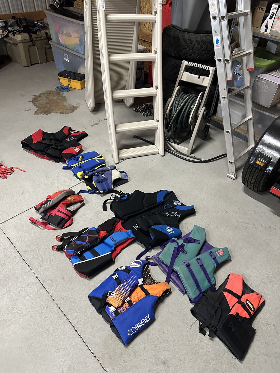 Variety of life vests