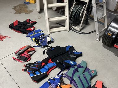 Variety of life vests