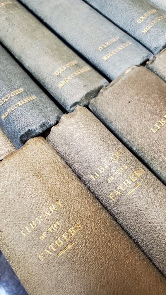 Catholic Theology VERY RARE "Library of the Fathers" Hardcover Lot of 33