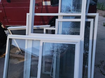 used windows but still in decent shape.