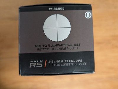 Unused Bushnell R5 scope