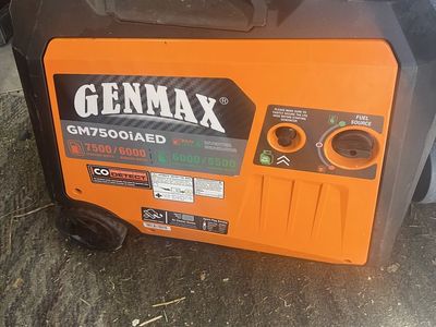 Genmax 7500 watt inverter generator